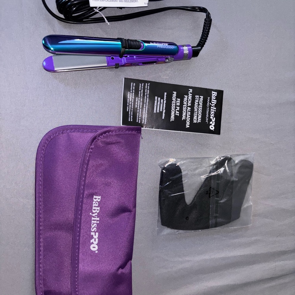 BaByliss Purple and Silver Phone Case